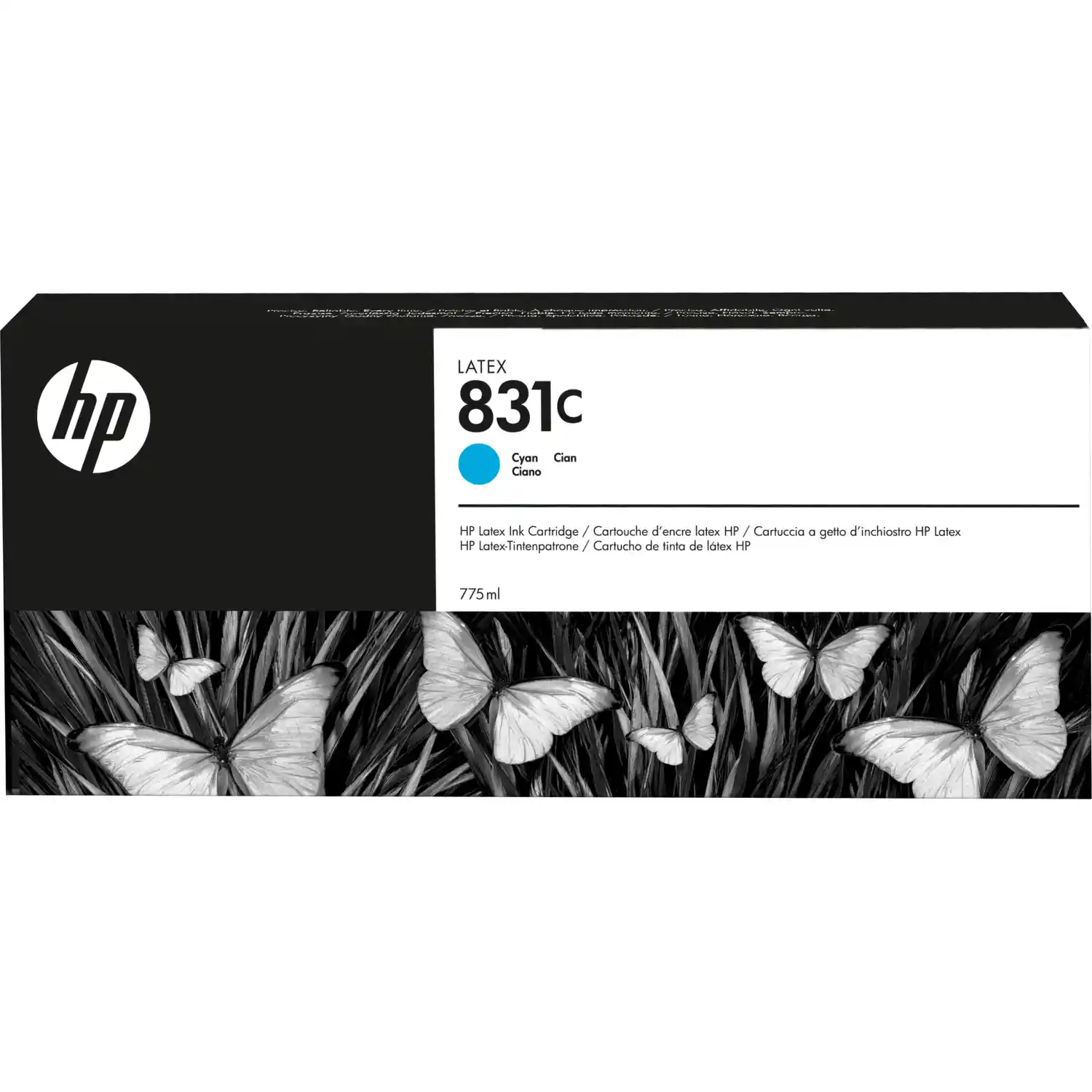 Картридж для струйного принтера HP 831C Cyan Latex (CZ695A)