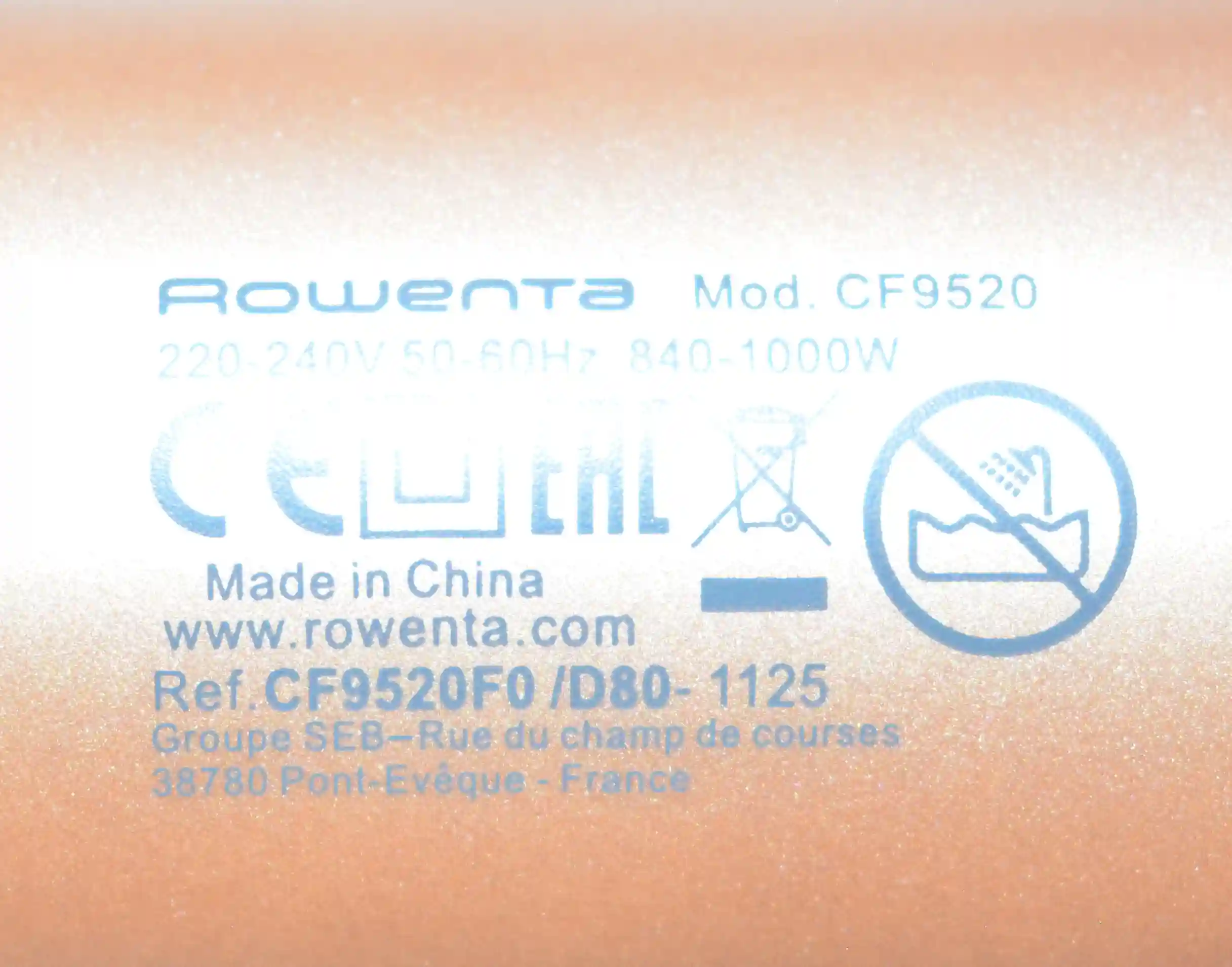 Фен-щётка ROWENTA CF9520F0 k7 000092982