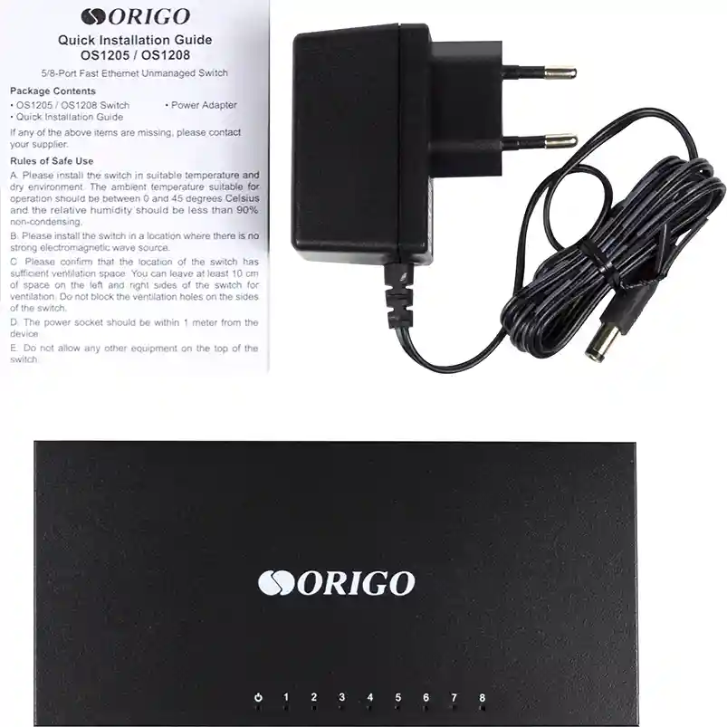 Коммутатор ORIGO OS1208/A1A