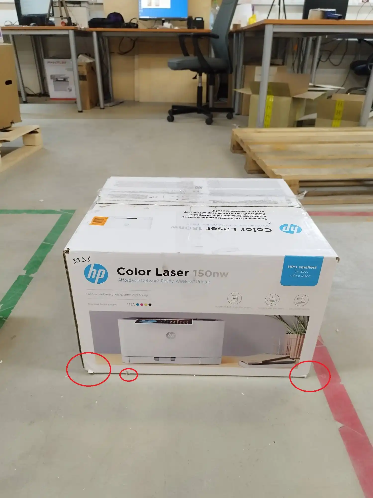 Принтер лазерный HP Color Laser 150nw (4ZB95A) k4