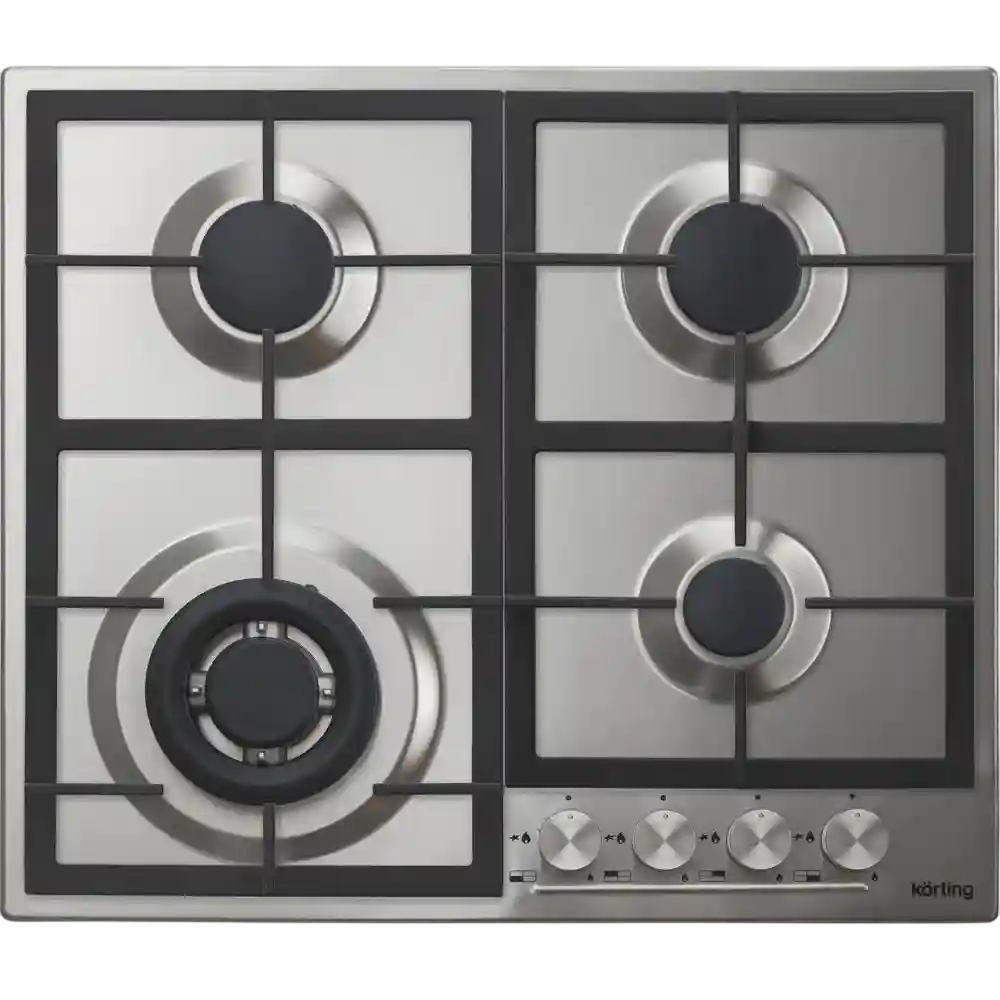 

Встраиваемая газовая панель KORTING HG 665 CTX, Серебристый