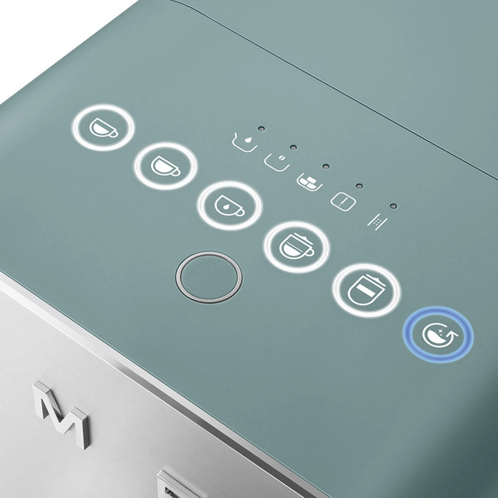 Кофемашина SMEG BCC13EGMEU, изумрудно-зеленая