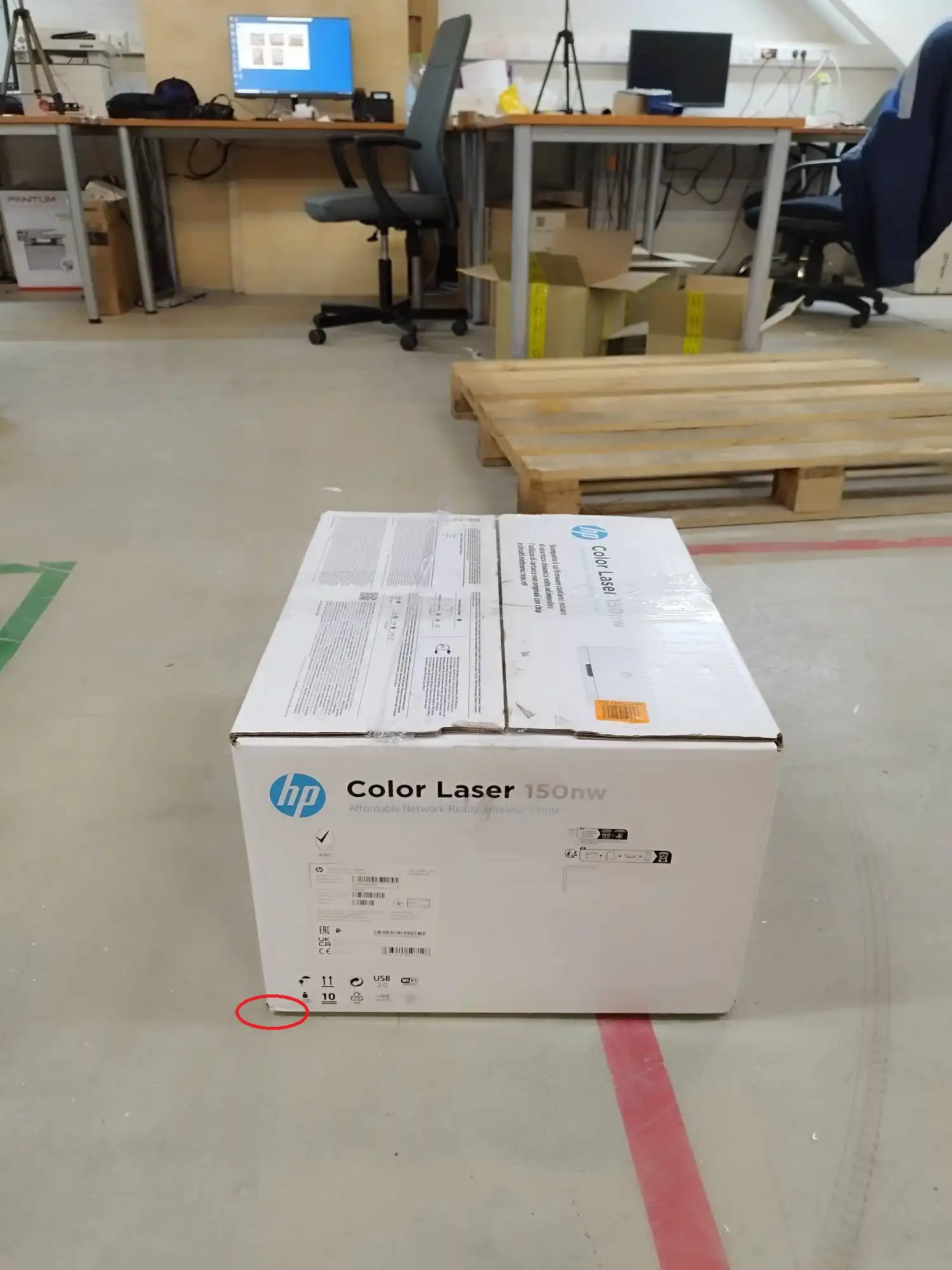 Принтер лазерный HP Color Laser 150nw (4ZB95A) k4