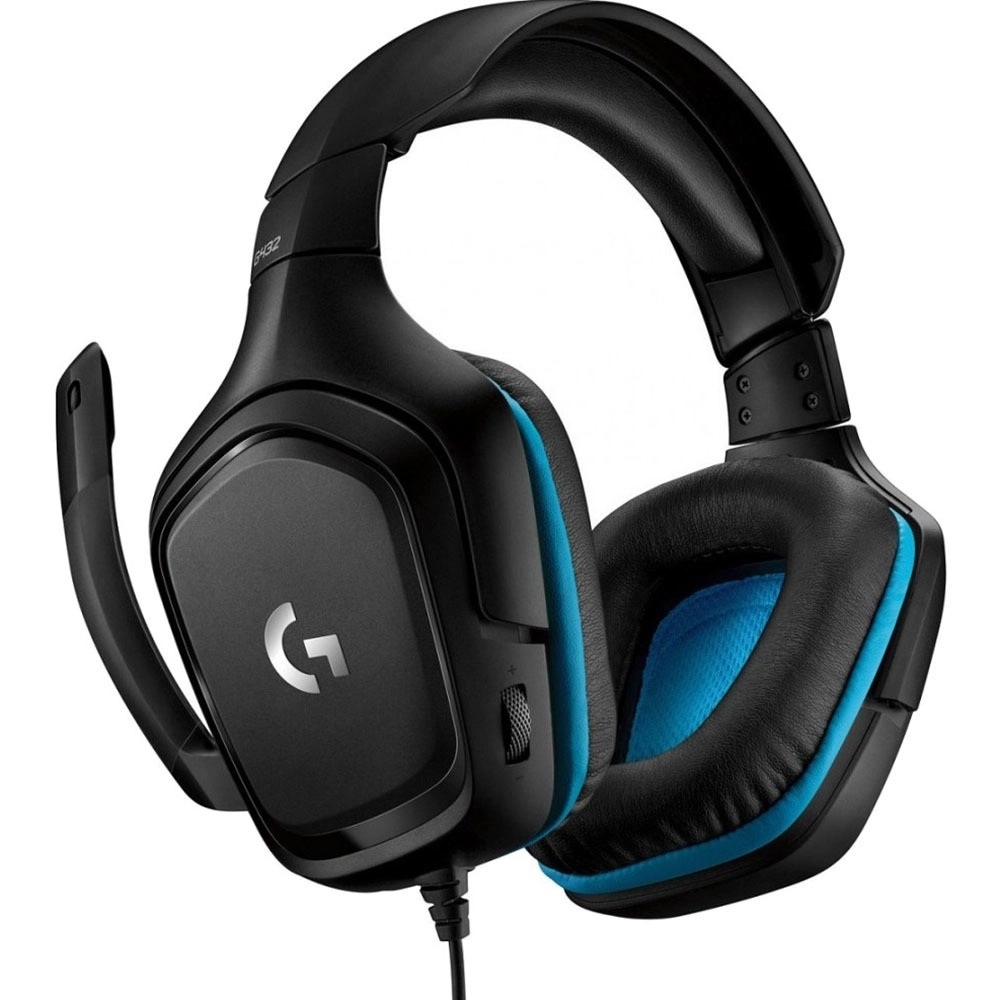 Гарнитура игровая LOGITECH G432 Wired Gaming Leatherette Retail (981-000770)