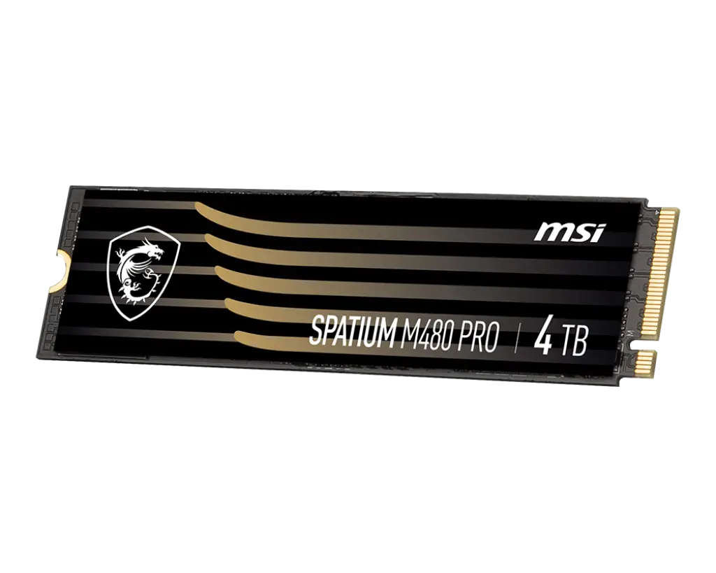 Внутренний SSD диск MSI Spatium M480 Pro 4TB, M.2 (S78-440R050-P83)