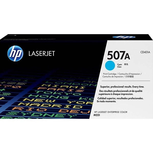 Картридж для лазерного принтера HP 507A Cyan (CE401A)