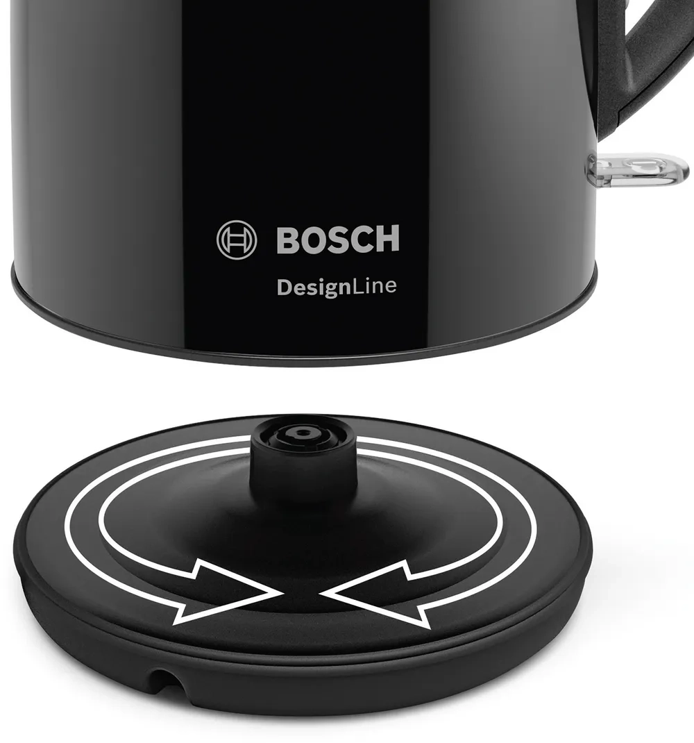 Чайник электрический BOSCH TWK3P423, черный