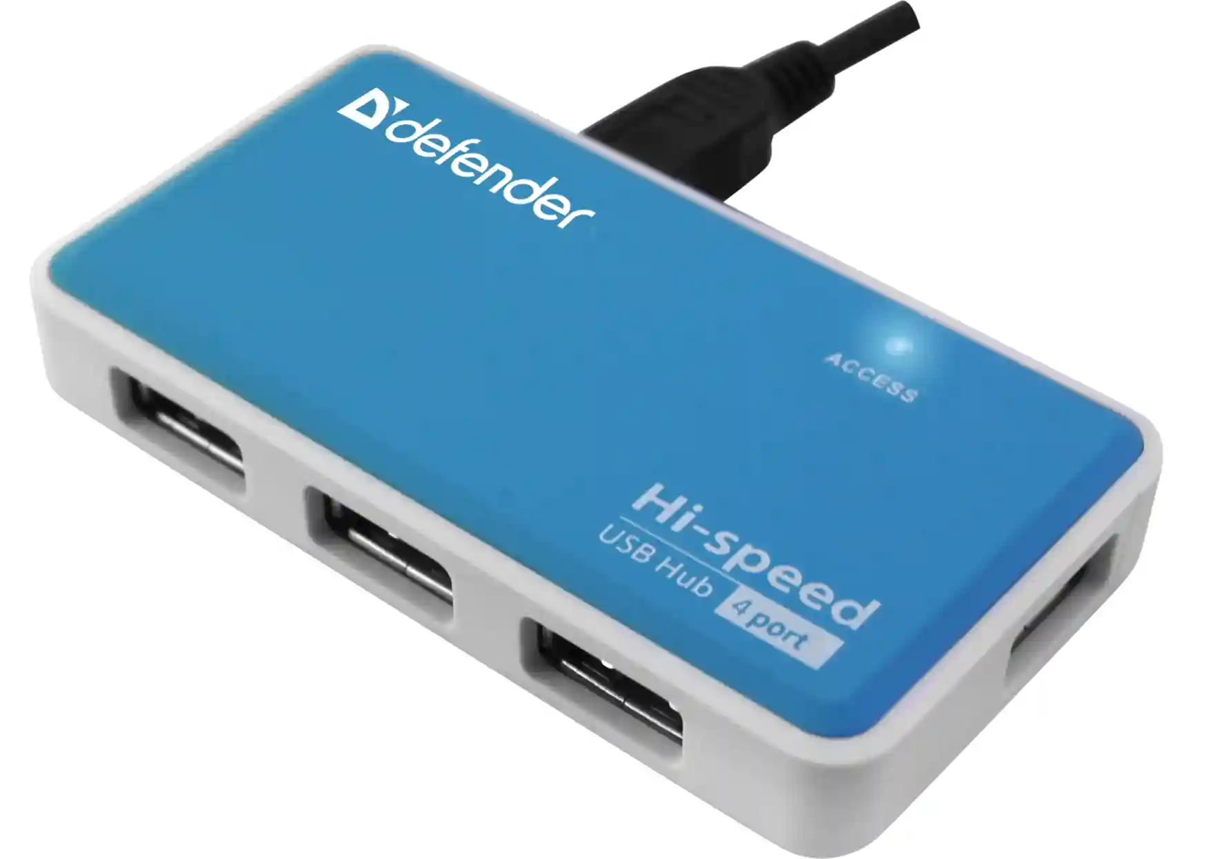 USB разветвитель универсальный DEFENDER Quadro Power USB 2.0 (83503)