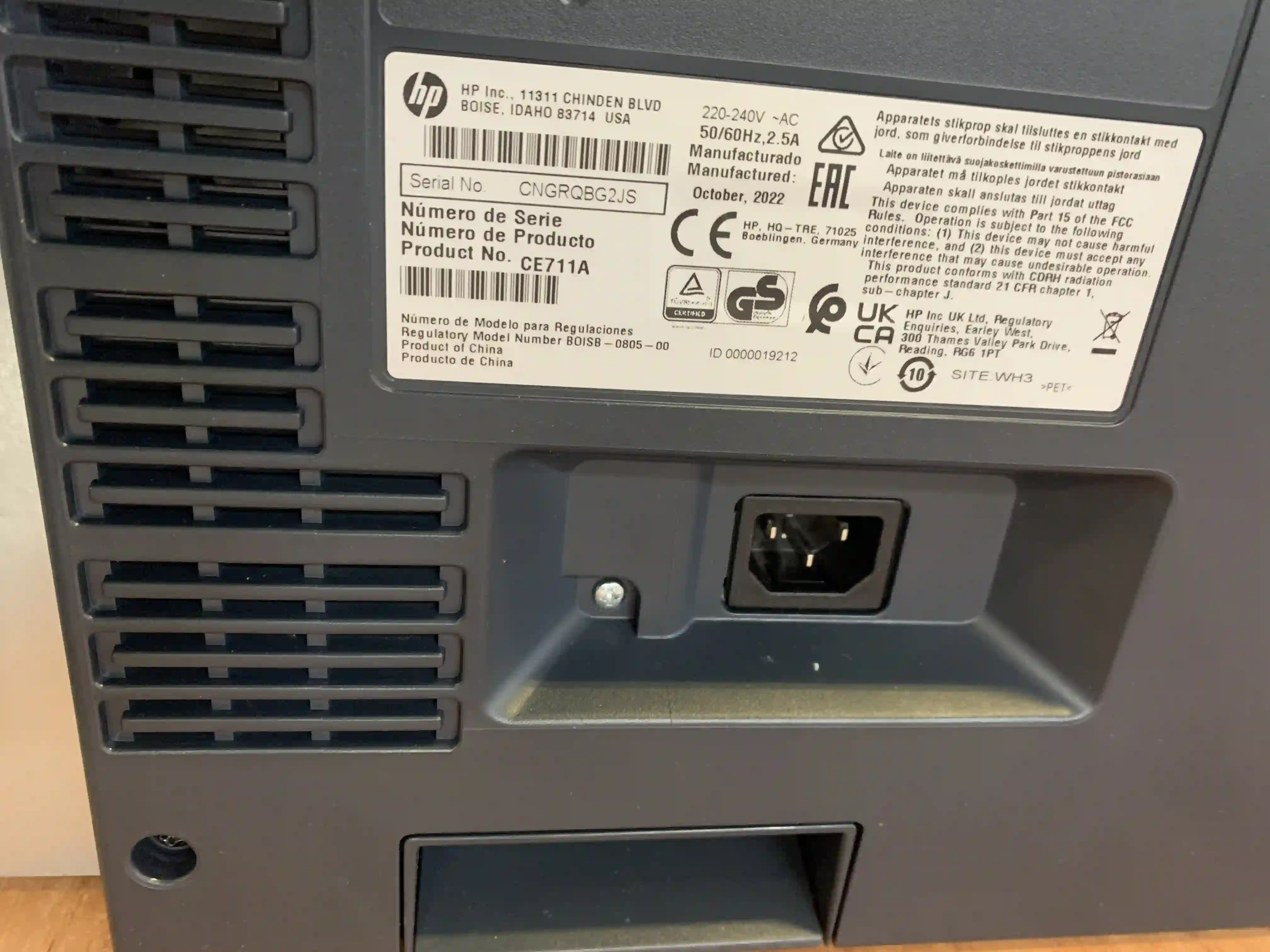 Принтер лазерный HP Color LaserJet CP5225n (CE711A) k5