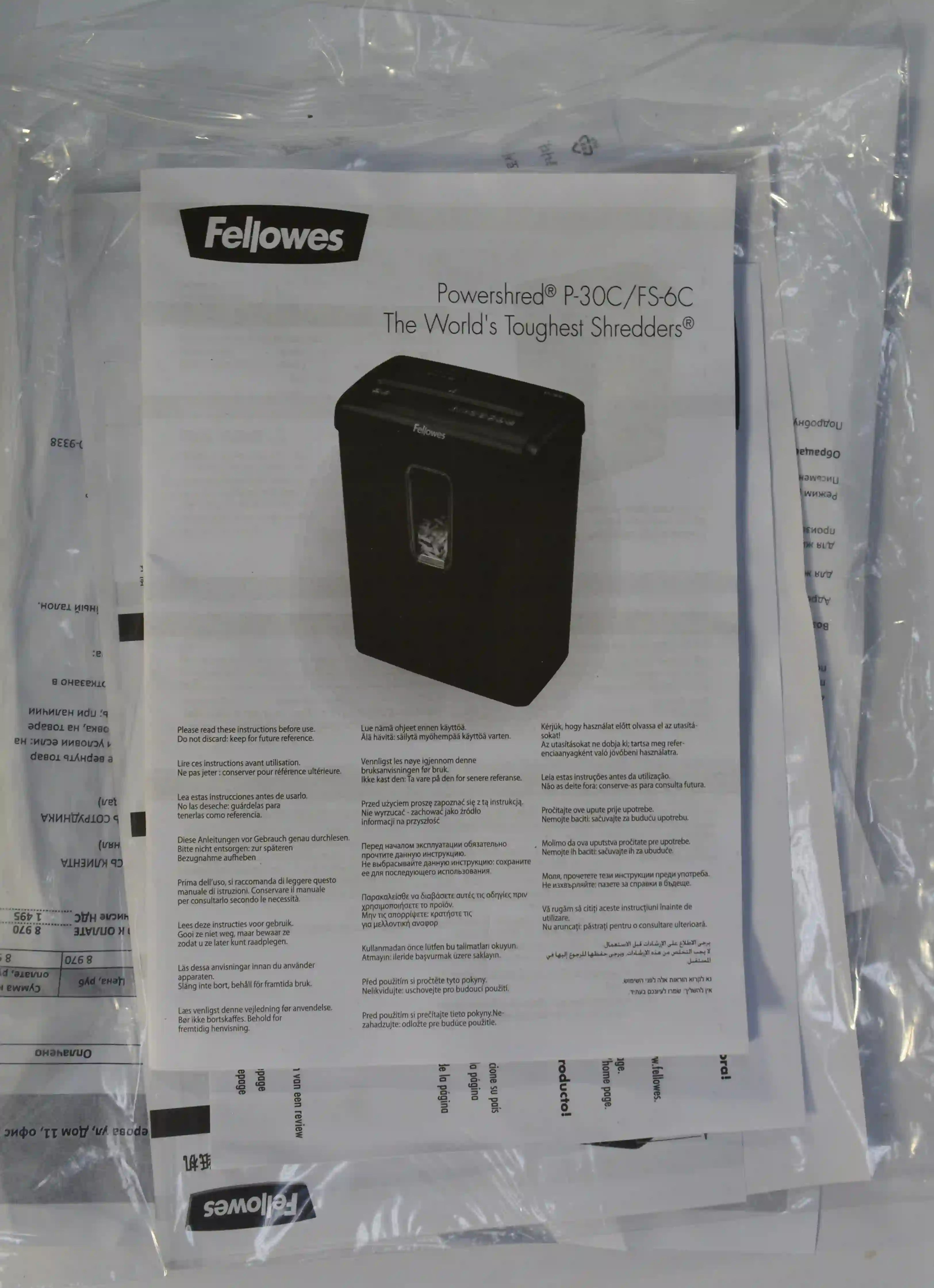 Шредер FELLOWES Powershred P-30C (FS-60081) k6 000009816