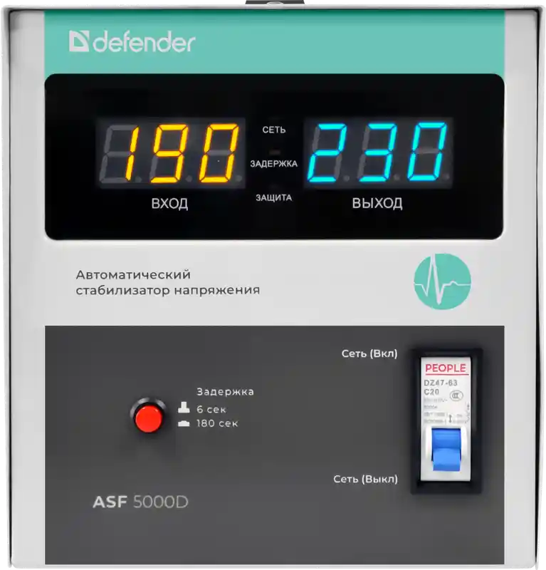 Стабилизатор напряжения DEFENDER ASF 5000D (99039)