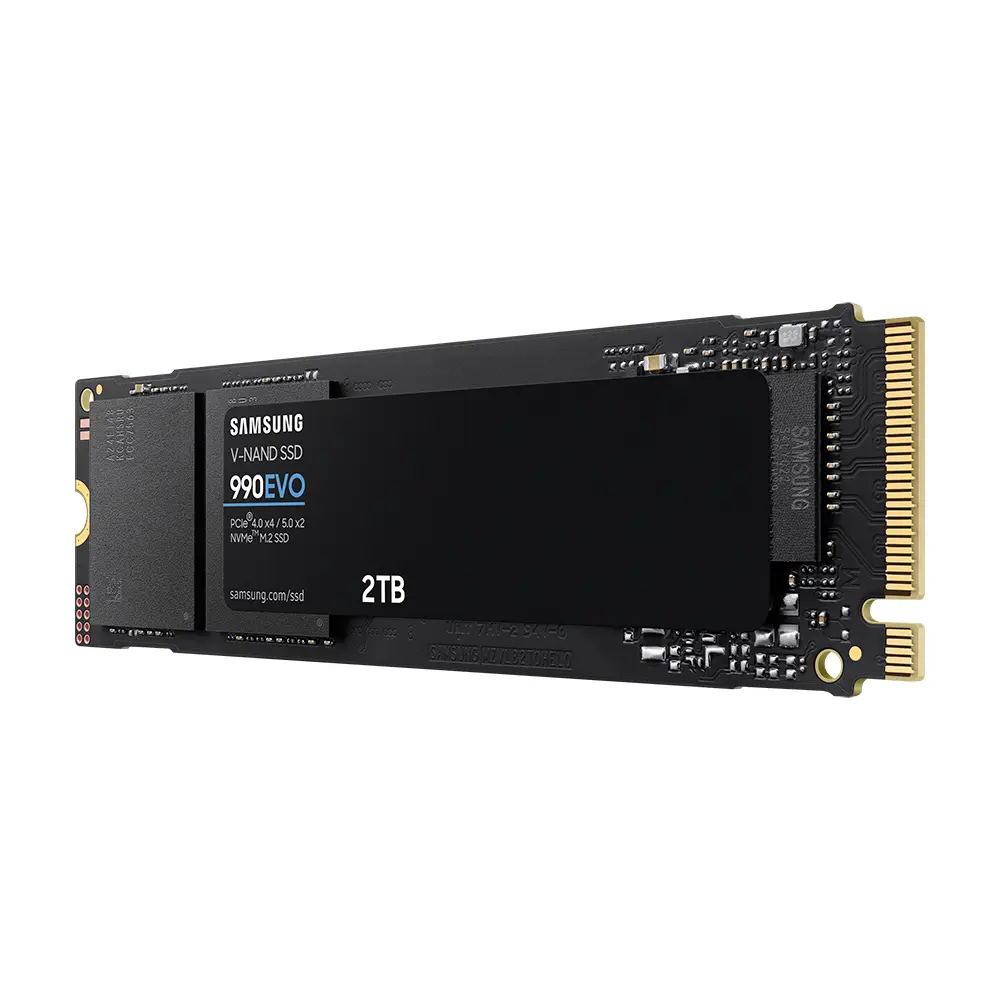 Внутренний SSD диск SAMSUNG 990 EVO 2000GB, M.2 (MZ-V9E2T0BW)