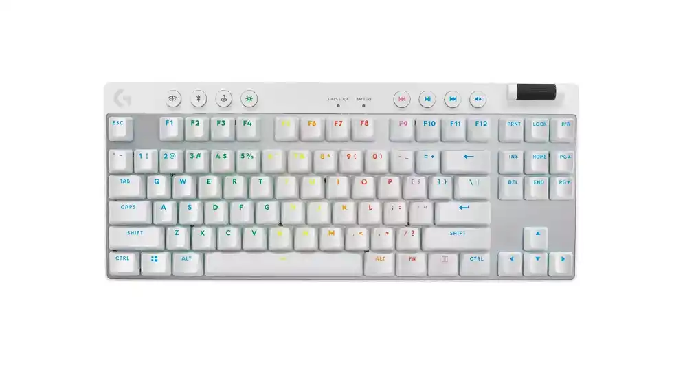 Клавиатура беспроводная LOGITECH G PRO X TKL Lightspeed White (920-012148)