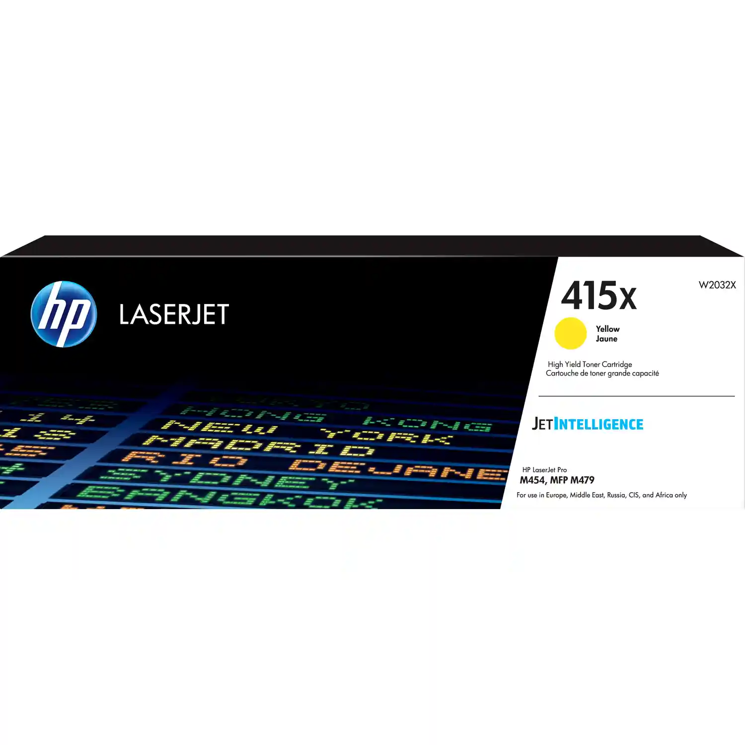 Картридж для лазерного принтера HP 415X Yellow (W2032X)