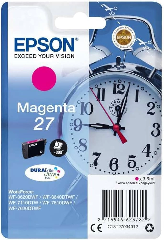 Картридж для струйного принтера EPSON WF Ink ST 300 Magenta (C13T27034012)