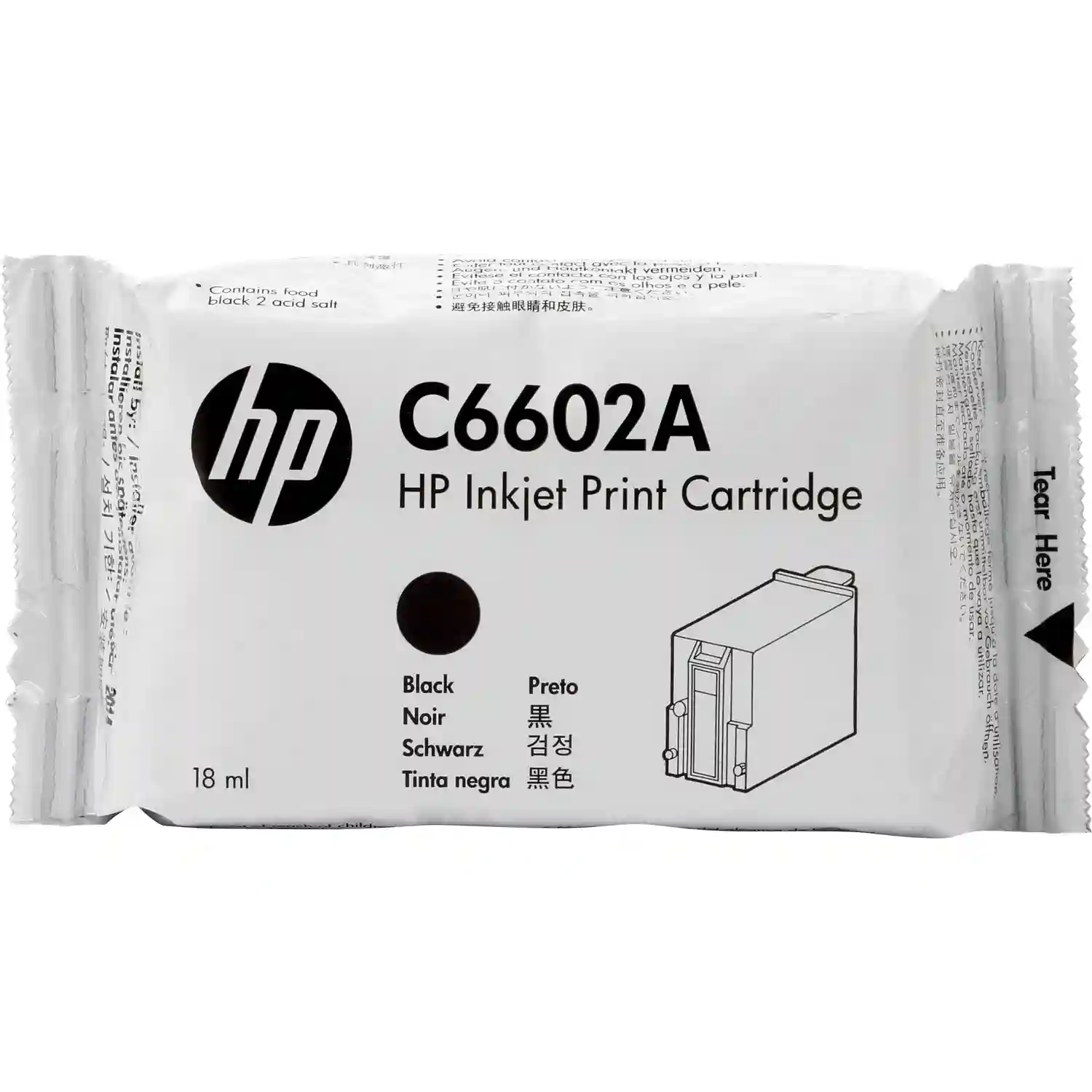 Картридж для струйного принтера HP Reduced Height Black (C6602A)