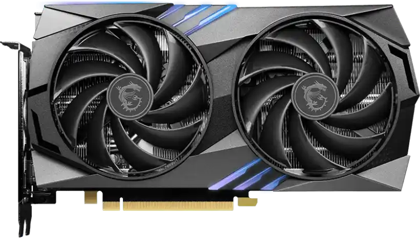 Видеокарта MSI GeForce RTX 4060 Ti Gaming X 8G видеокарта sapphire pulse radeon rx 550 1206mhz pci e 3 0 4096mb 7000mhz 128 bit dvi hdmi hdcp 11268 01 20g