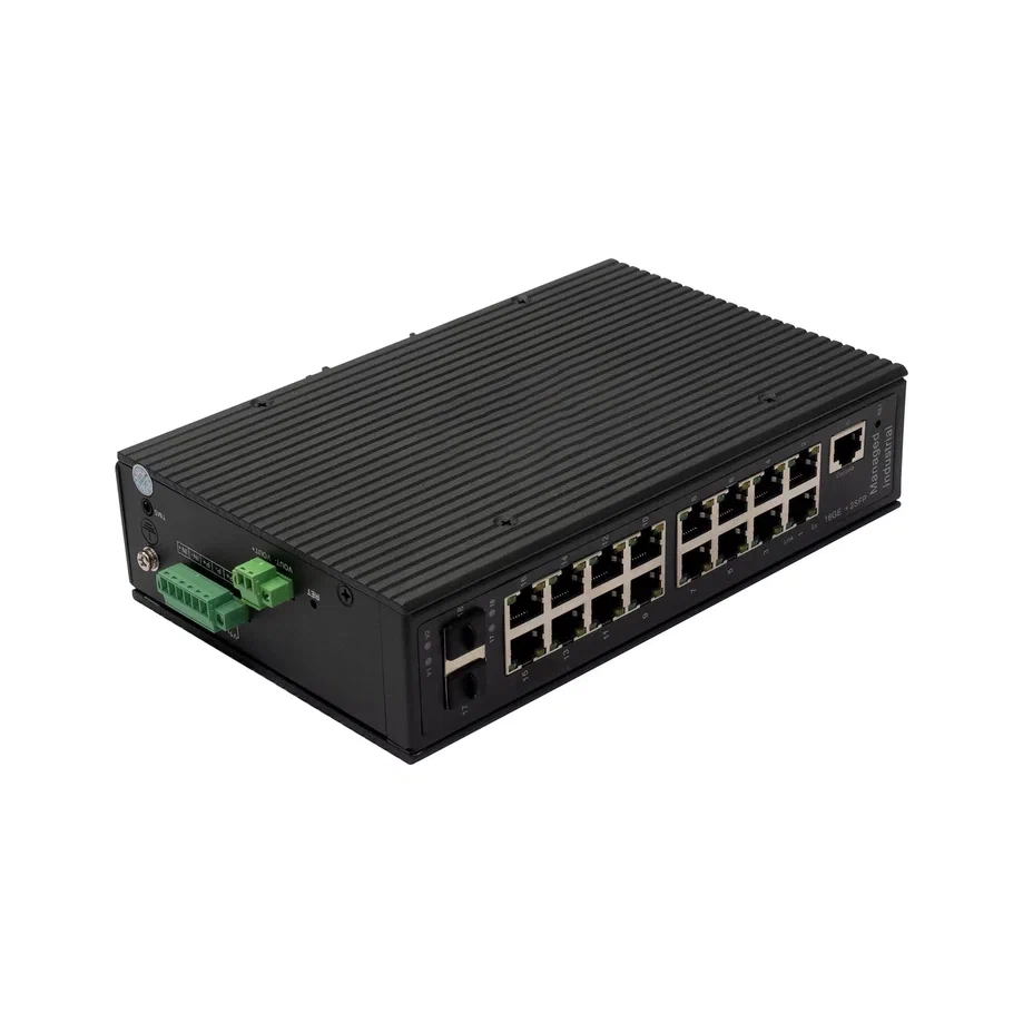 PoE-коммутатор управляемый NST Gigabit Ethernet L2+ (NS-SW-16G2G-PL/IM)