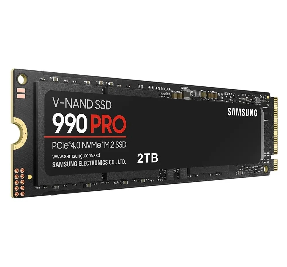 Внутренний SSD диск SAMSUNG 990 PRO 2TB, M.2, NVMe 2.0, PCIe 4.0 x4 (MZ-V9P2T0CW)