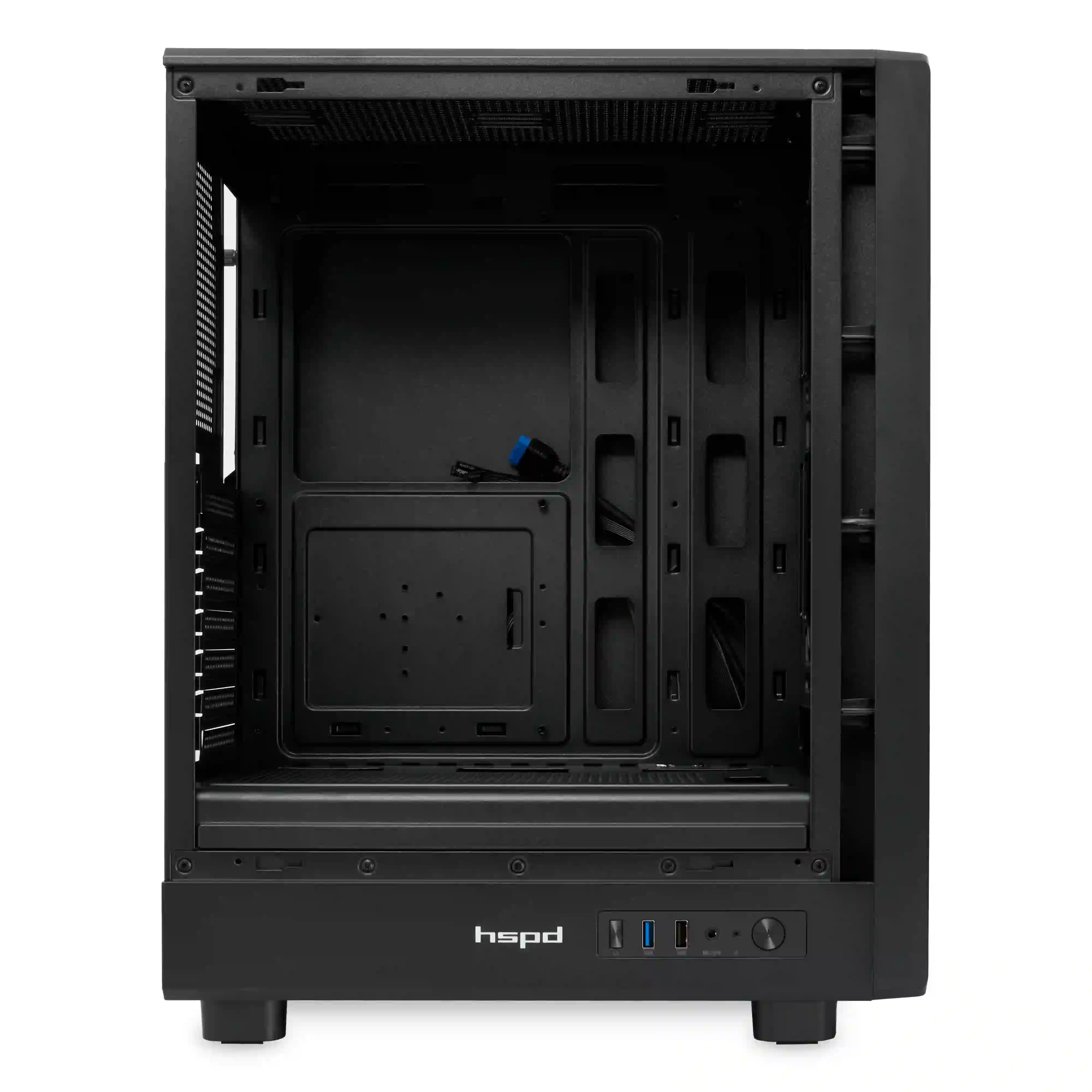 Корпус для ПК без БП HSPD M510 Black (M510-TGBK)