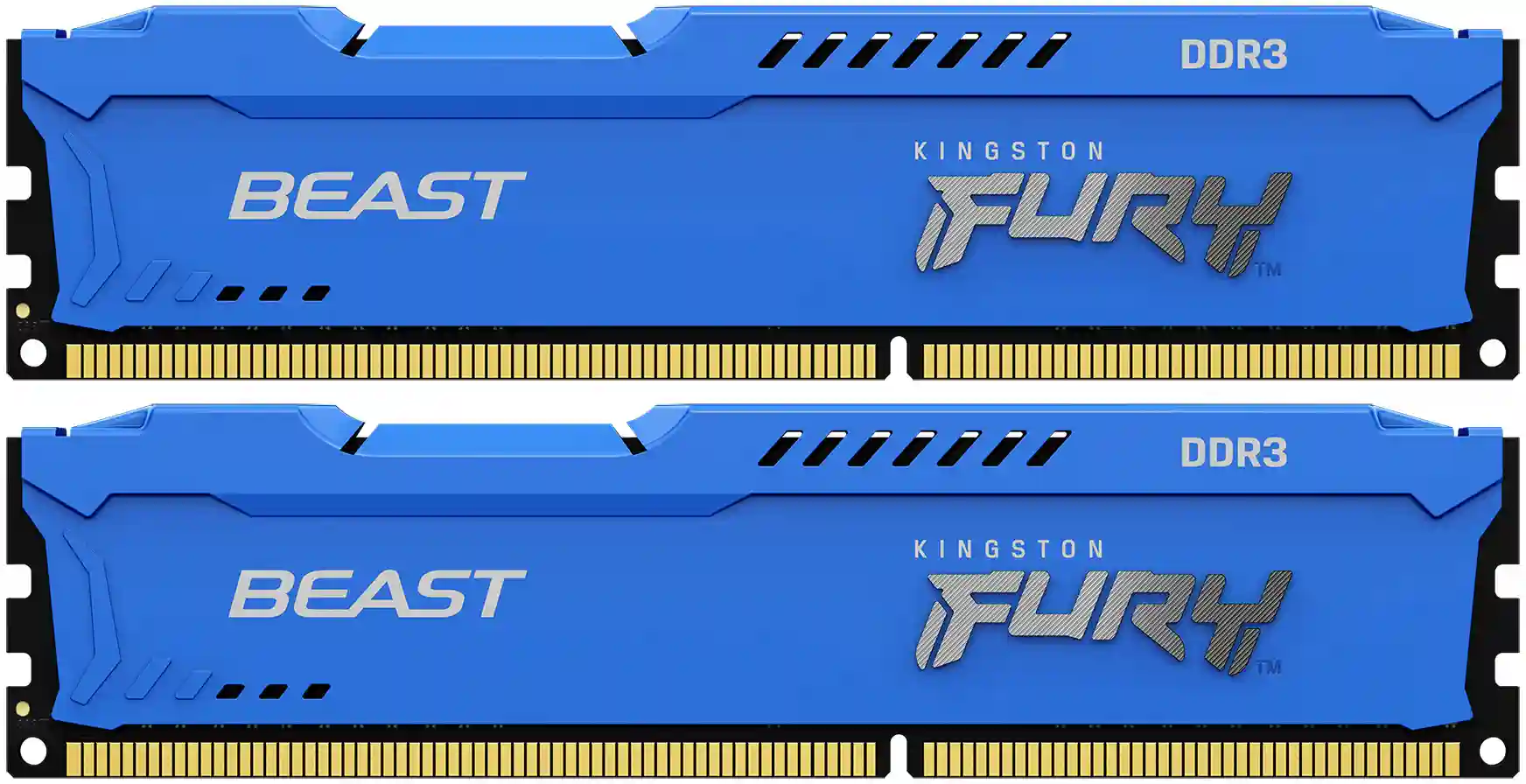 Оперативная память KINGSTON FURY Beast Blue DIMM DDR3 8GB (2x4GB) 1600 MHz (KF316C10BK2/8) оперативная хирургия собак и кошек