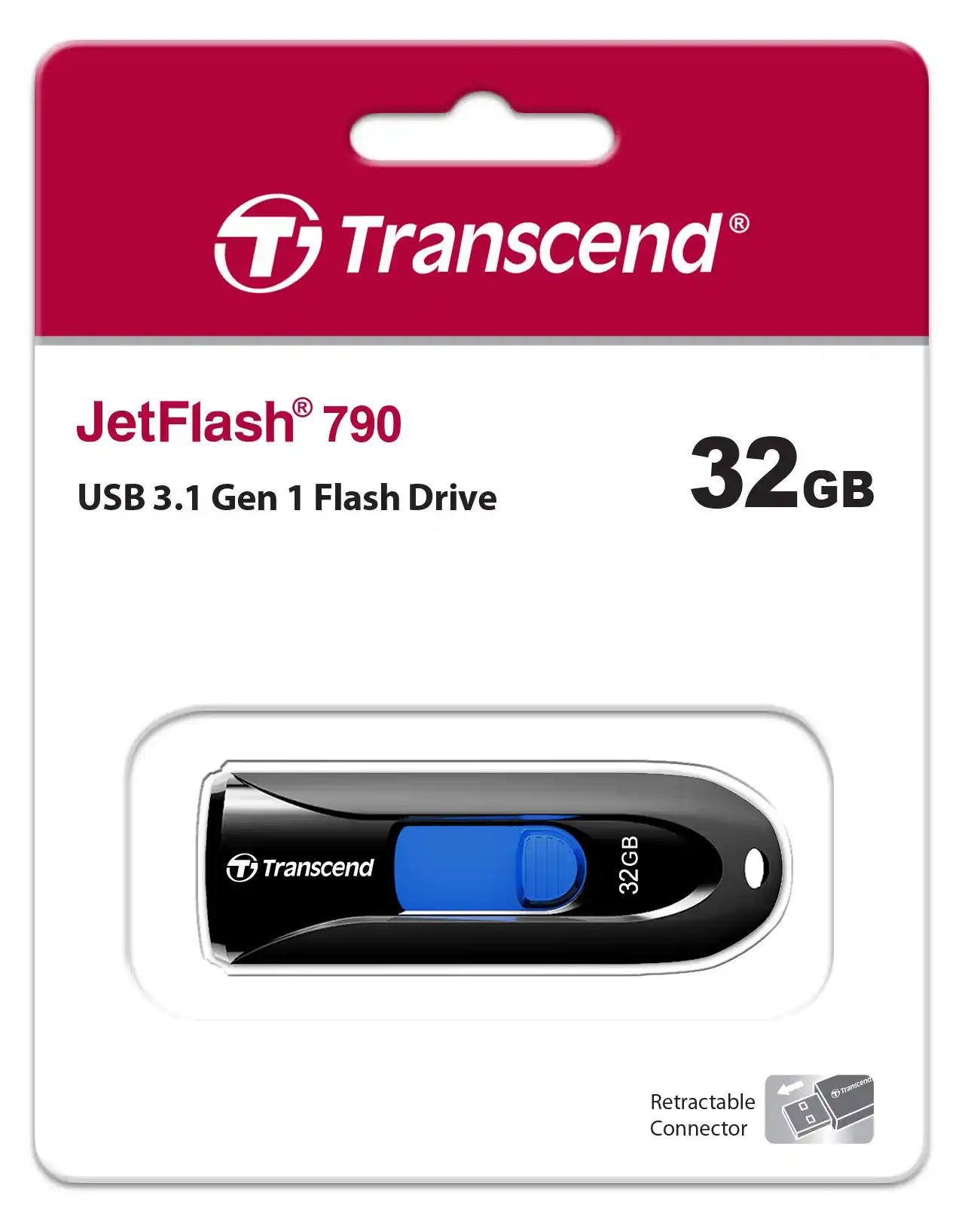 Флеш-накопитель TRANSCEND JetFlash 790 32GB (TS32GJF790K)