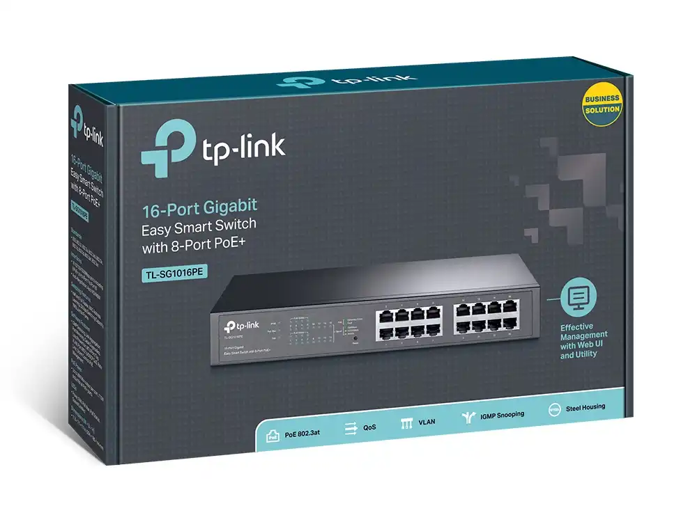 Коммутатор TP-LINK TL-SG1016PE