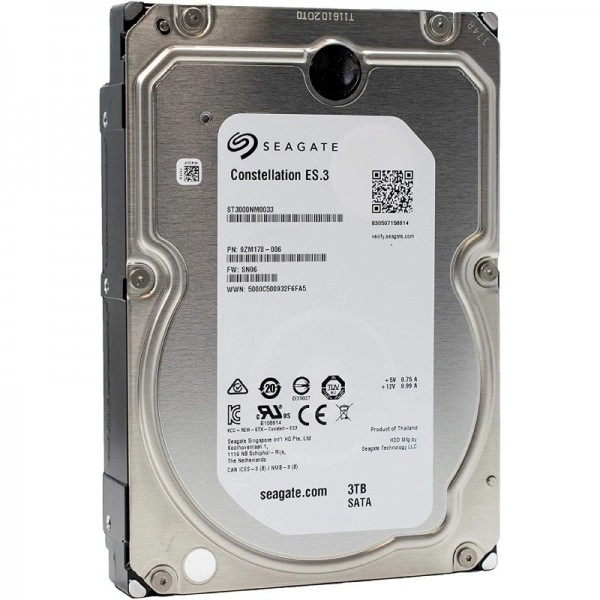 Внутренний HDD диск SEAGATE Constellation ES.3 3TB, SATA3, 3.5" (ST3000NM0033)