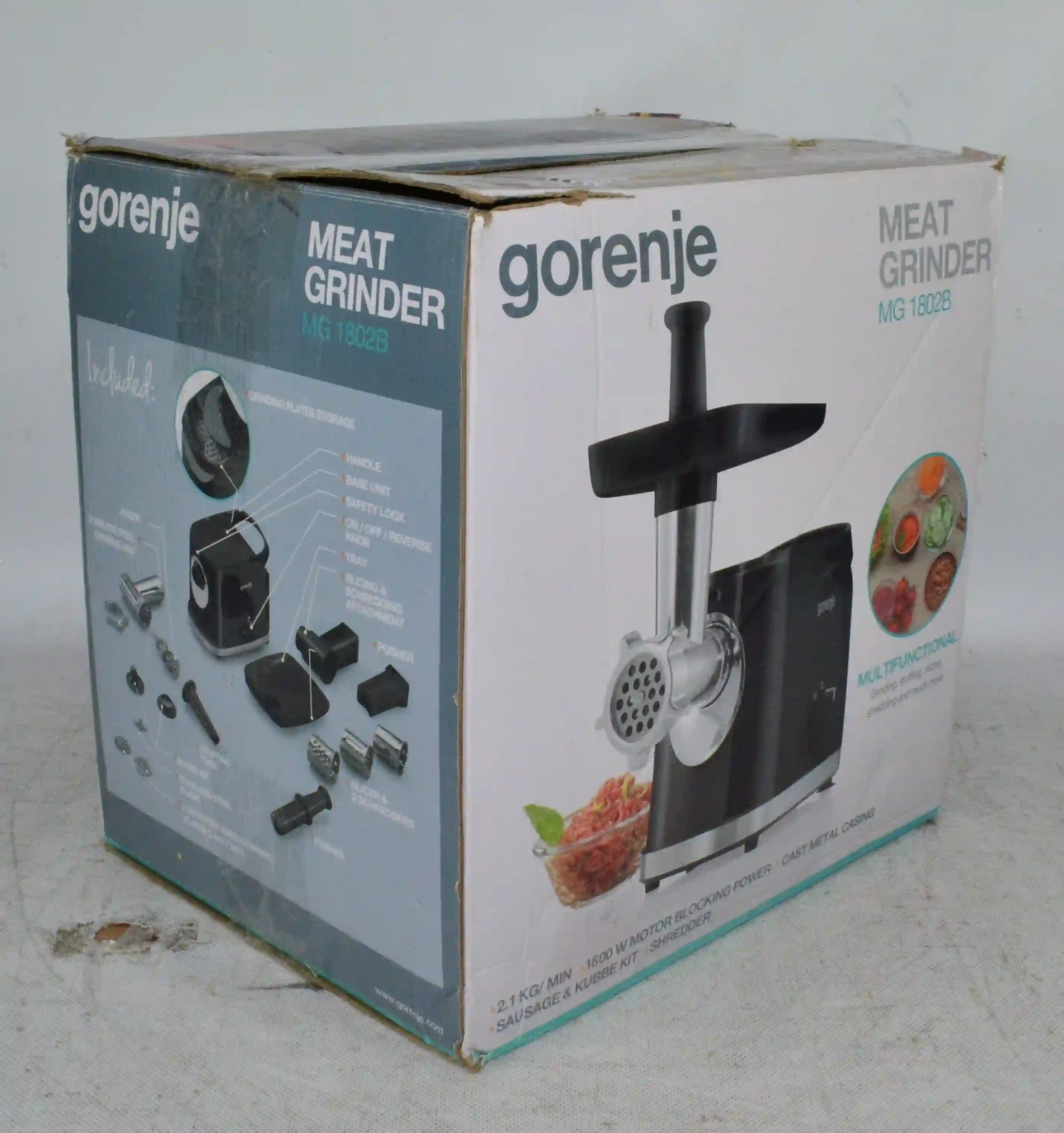 Мясорубка GORENJE MG1802B, черная k6 000014311