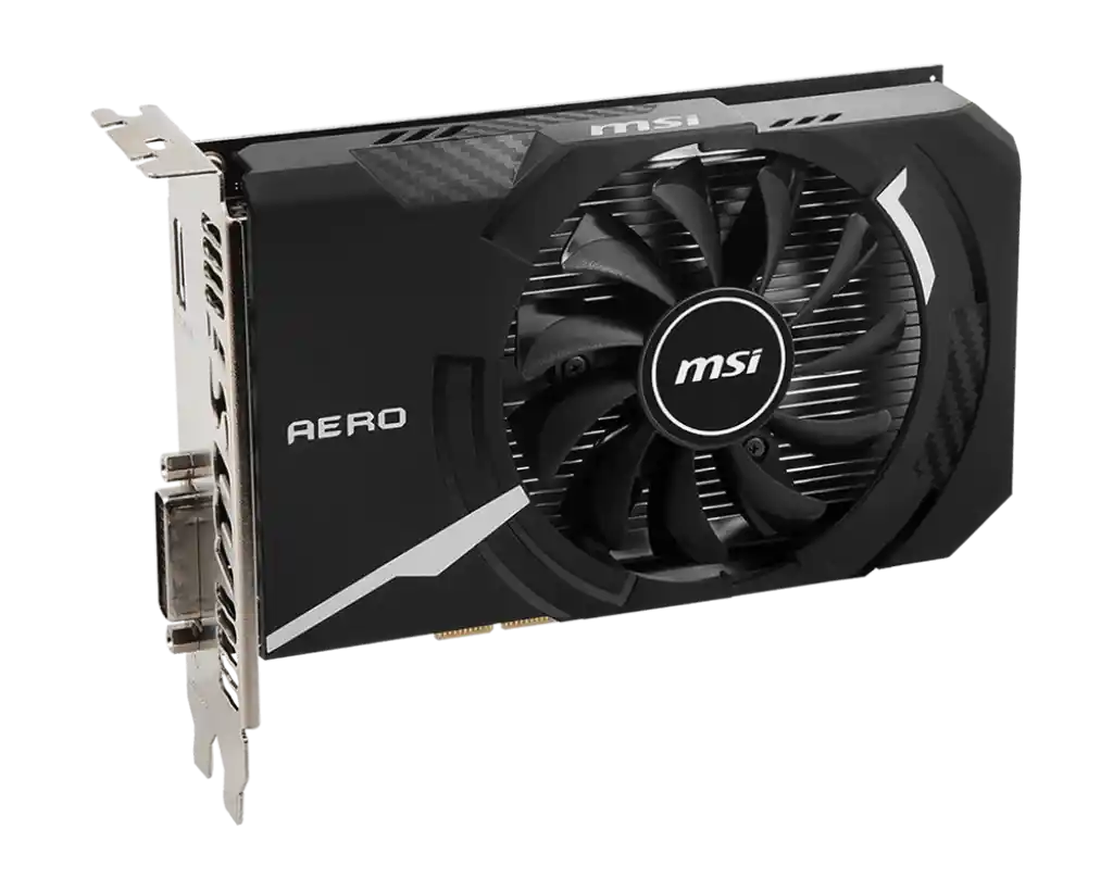 Видеокарта MSI GeForce GT 1030 Aero ITX 4GD4 OC