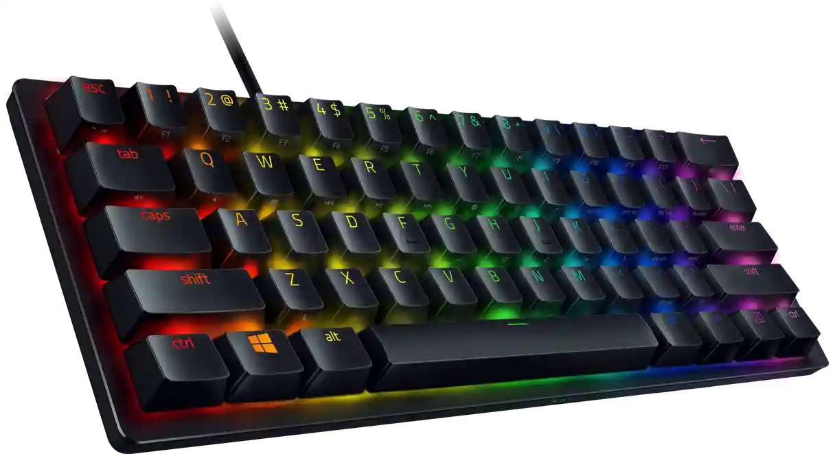 Клавиатура игровая RAZER Huntsman Mini Black (Clicky Optical Switch Purple) (RZ03-03391500-R3R1)