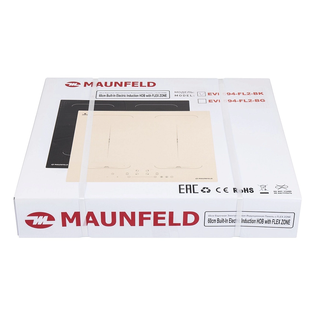 Встраиваемая индукционная панель MAUNFELD EVI.594-FL2-BK