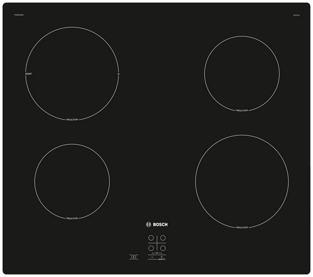 Встраиваемая индукционная панель BOSCH PUG61RAA5E