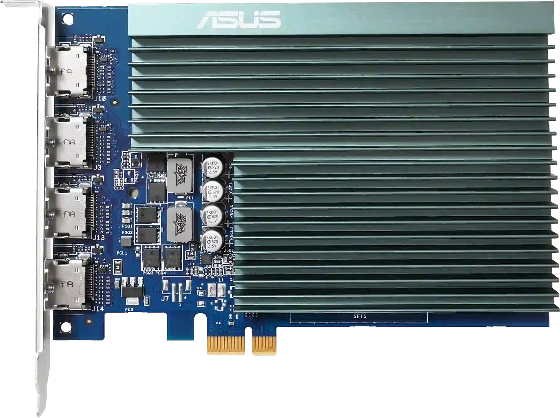 Видеокарта ASUS GeForce GT730 4H SL 2GD5 2Gb (90YV0H20-M0NA00)