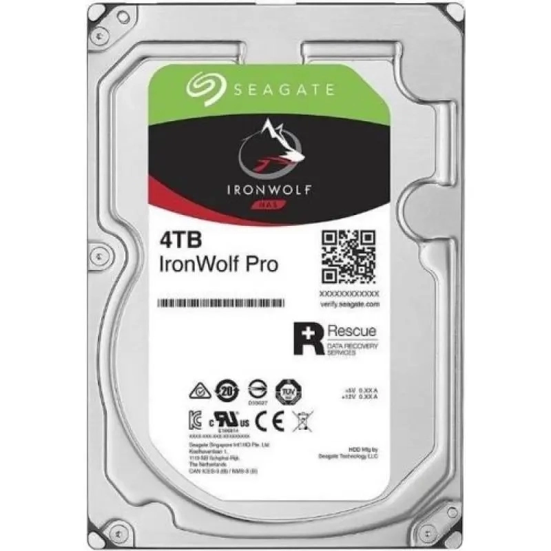 Внутренний HDD диск SEAGATE IronWolf Pro NAS 4TB, SATA3, 3.5