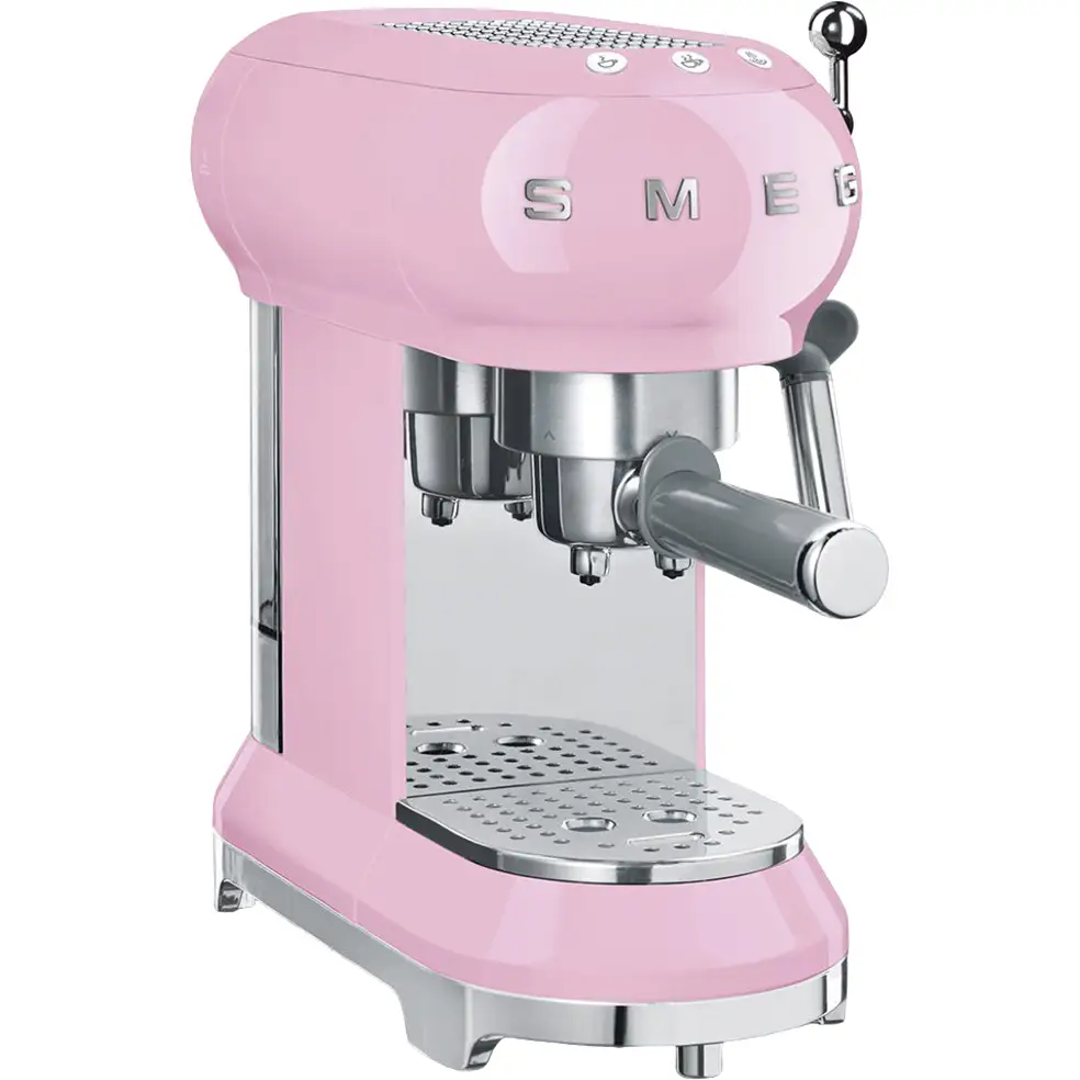 Кофемашина-эспрессо SMEG ECF01PKEU, розовая