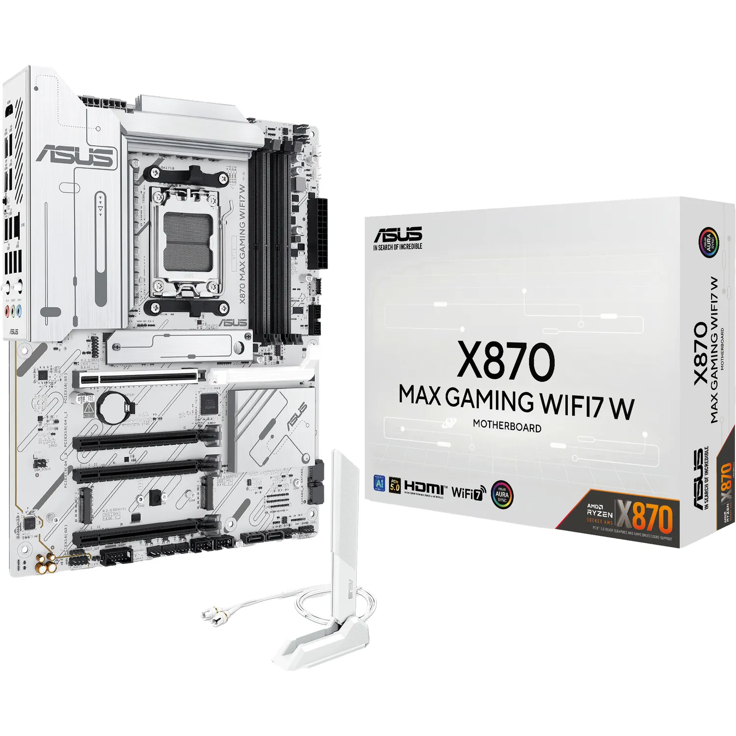 Материнская плата ASUS X870 Max Gaming WiFi7 W (90MB1LZ0-M0EAY0)