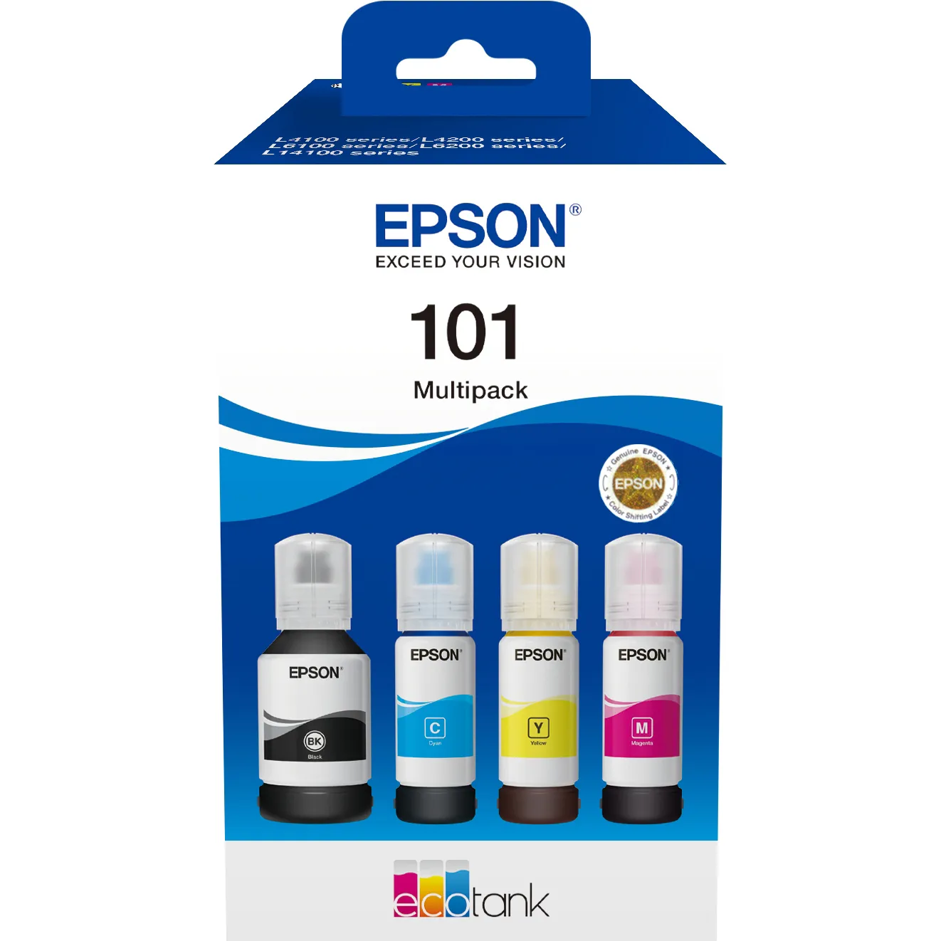Набор чернил EPSON 101 4-colour Multipack  (C13T03V64A)