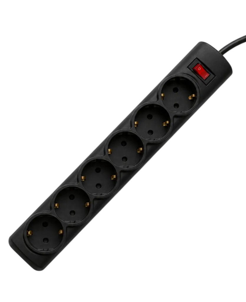 Сетевой фильтр PROGIX PG667 5м Black