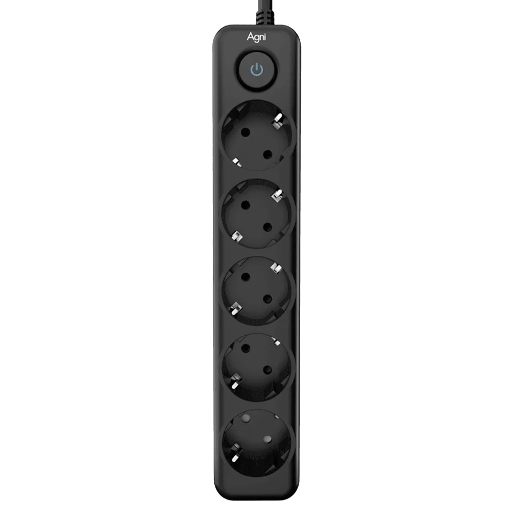 Сетевой фильтр AGNI TP-FD5E 5м Black (TP-FD5E-5m-black)