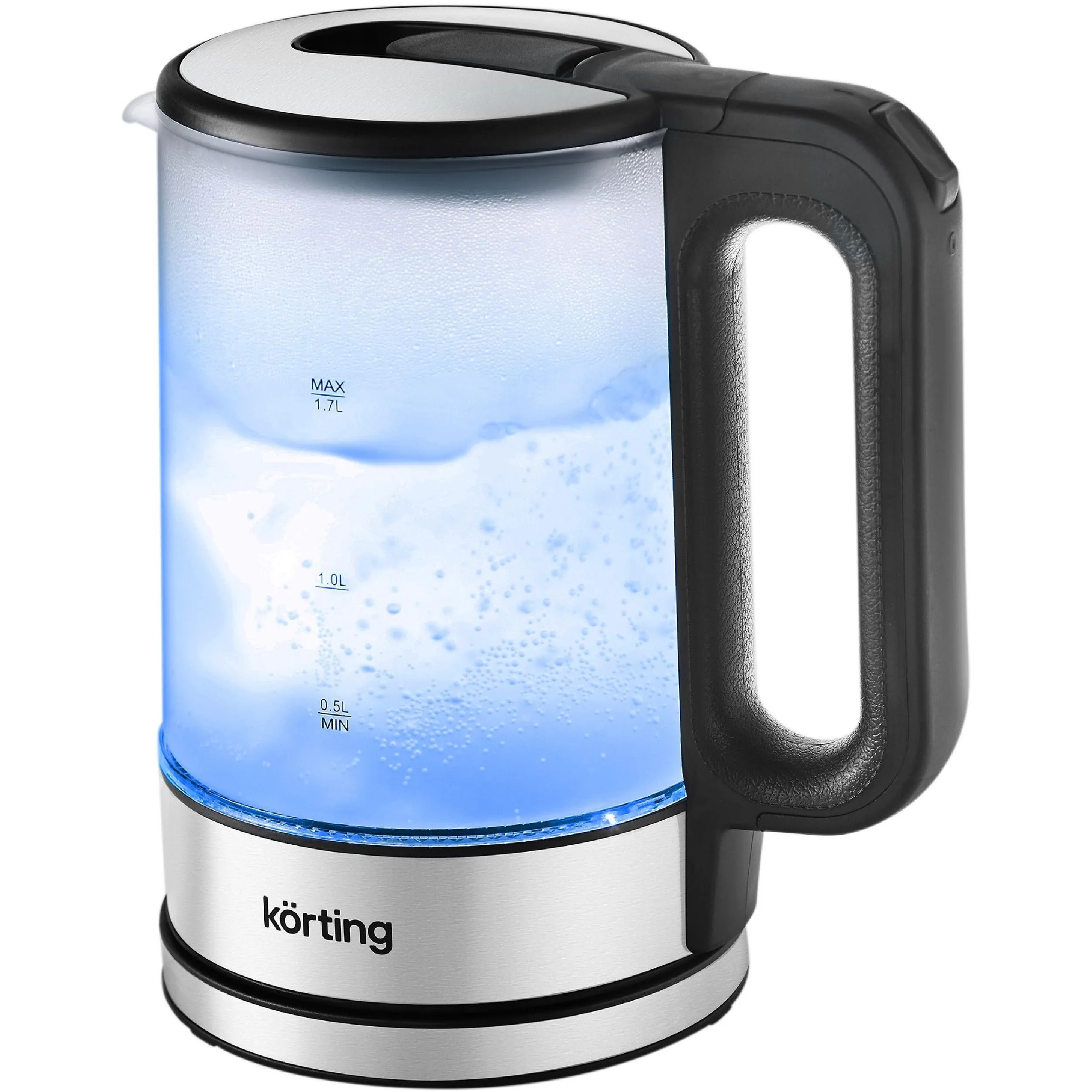 Чайник электрический KORTING KWK 0902 G, чёрный