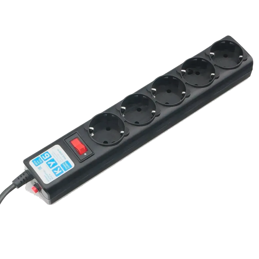 Сетевой фильтр POWER CUBE SPG5-C5 5,0 м Black Graffite