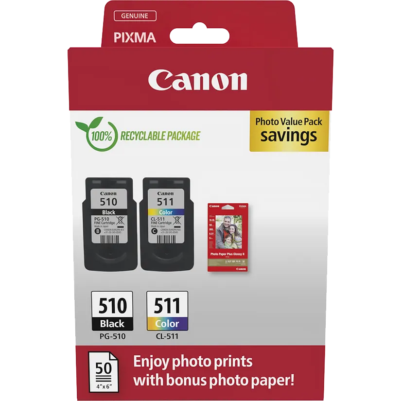 Набор картриджей для струйного принтера CANON PG-510/CL-511 Multipack (2970B017)