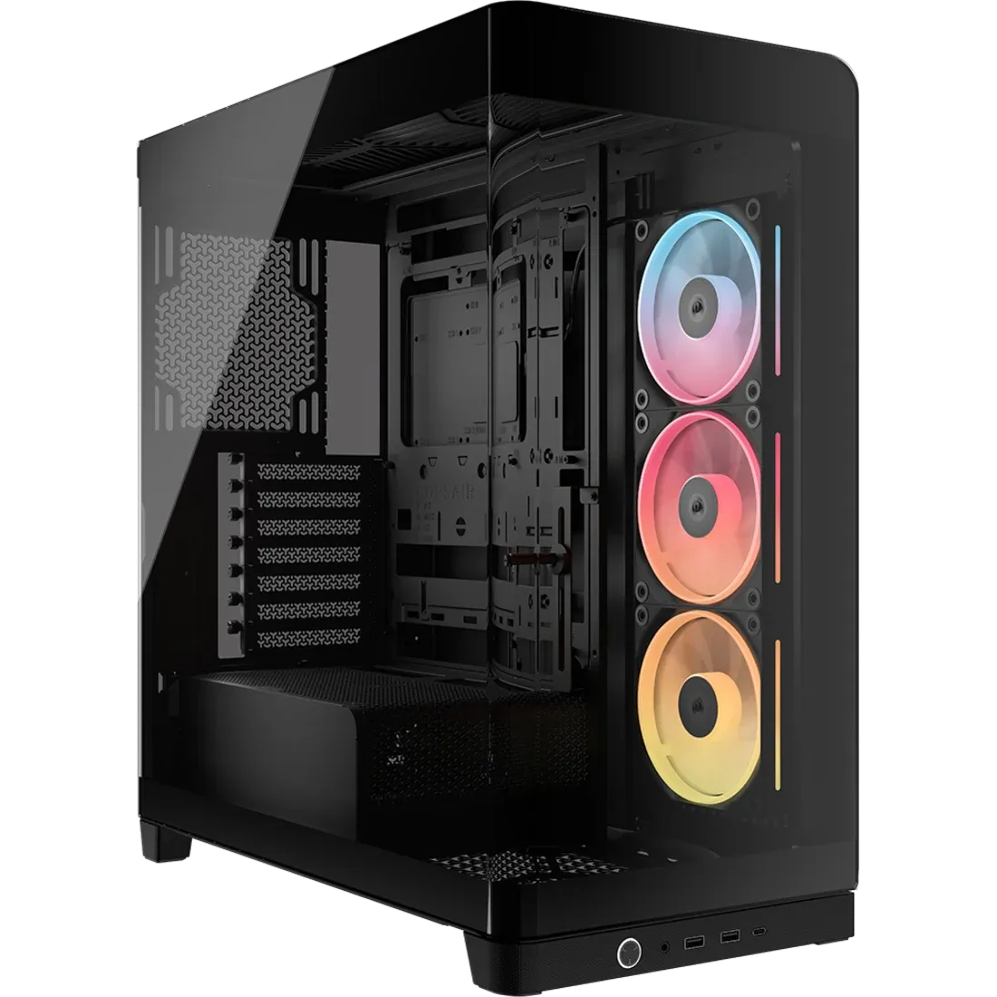 Корпус для ПК без БП CORSAIR Frame 4500X LX-R RGB iCUE LINK Black (CC-9011316-WW)
