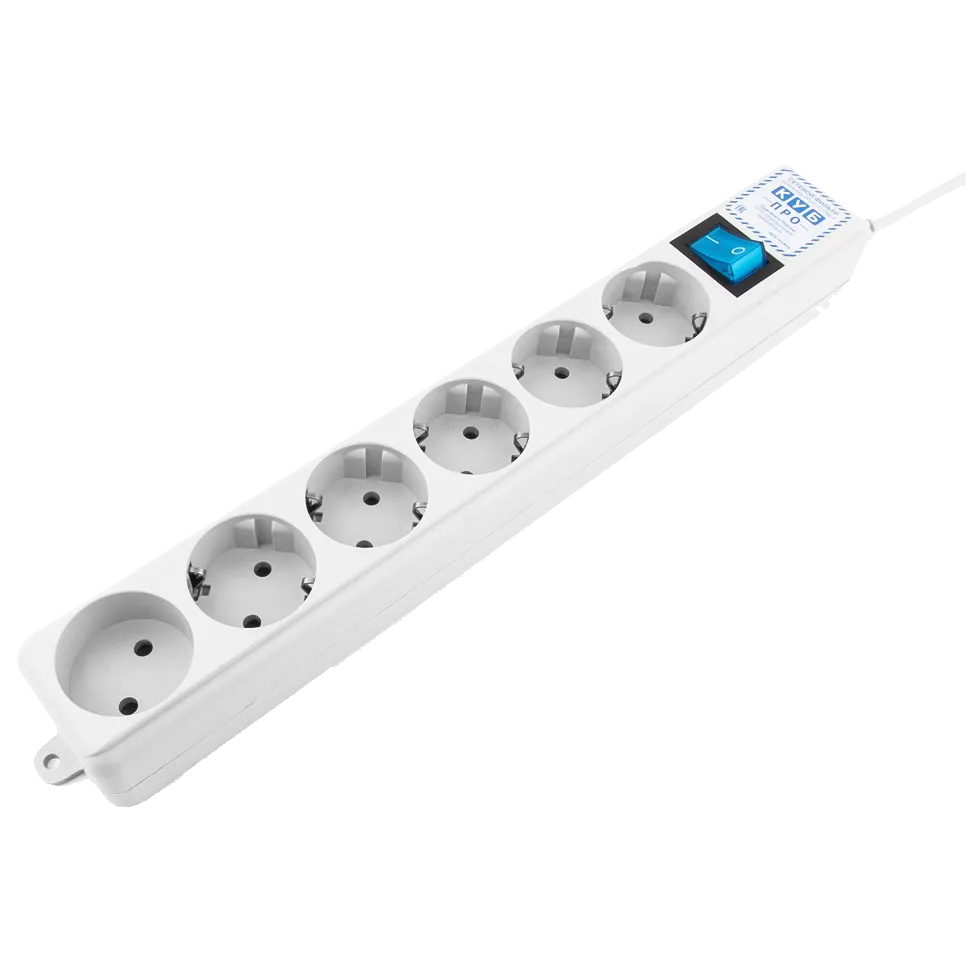Сетевой фильтр POWER CUBE Pro SPL(5+1)-16B-P 3м White