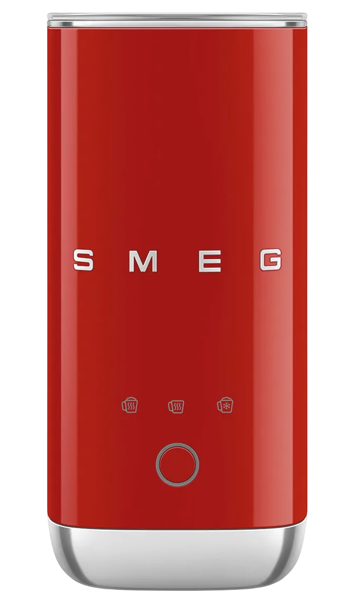 Капучинатор SMEG MFF02RDEU, красный