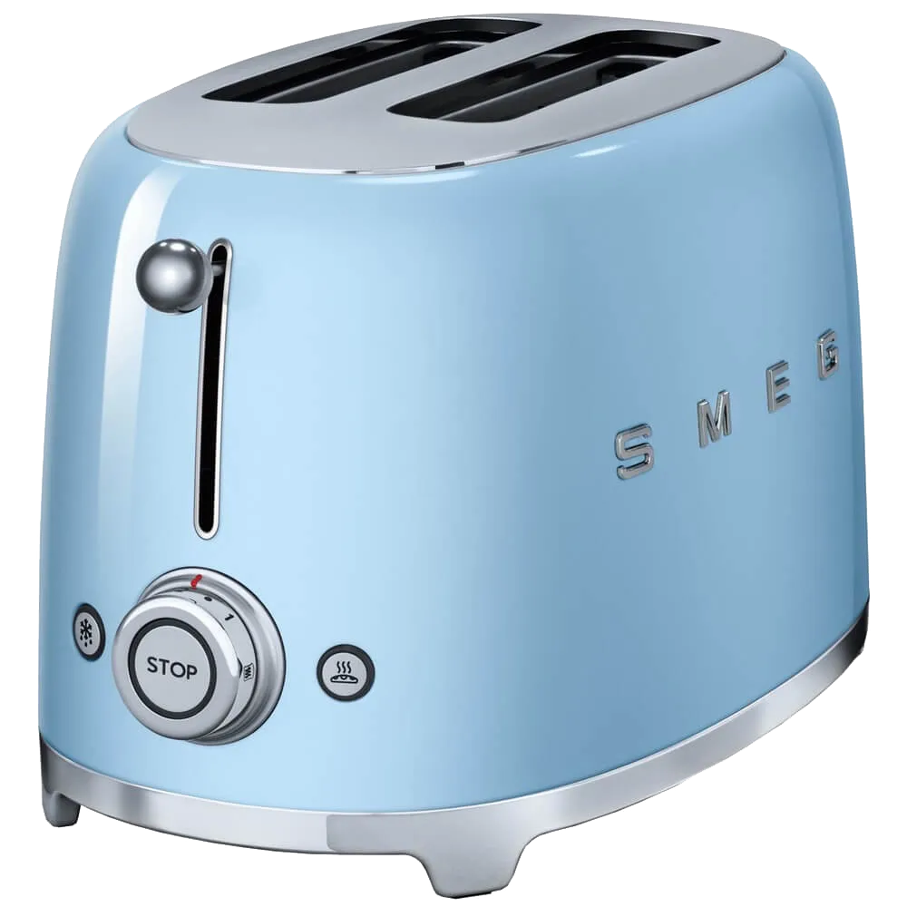 Тостер SMEG TSF01PBEU, голубой