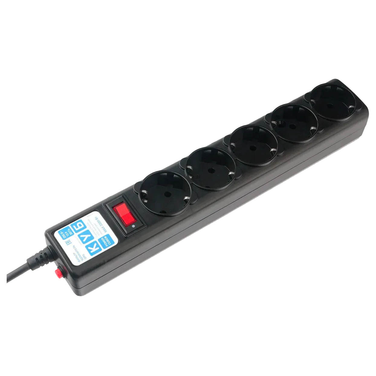 Сетевой фильтр POWER CUBE SPG5-C2 1,9 м Black Graffite