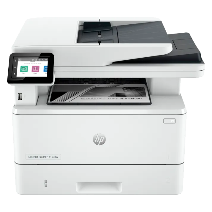 МФУ лазерное HP LaserJet Pro 4103dw (2Z627A)