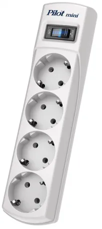 Сетевой фильтр ZIS Pilot Mini 1,8м White